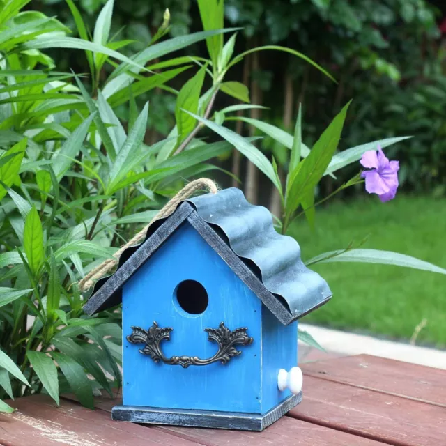 Outside Wooden Bird Houses Hanging  Natural House Bird nest 2