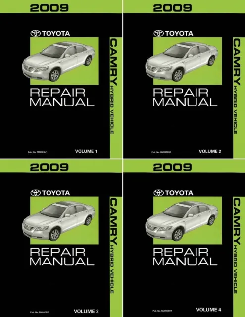 2009 Toyota Camry Hybrid Shop Service Repair Manual Complete Set