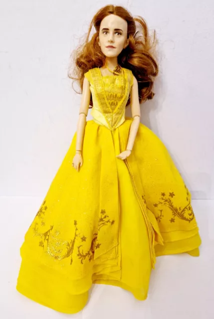Beauty & The Beast Belle Doll Disney Store Film Collection Live Action 10.5"