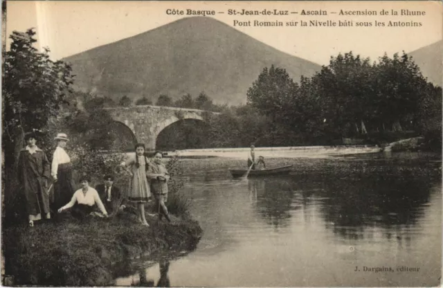 CPA ASCAIN SAINT-JEAN-de-LUZ - Ascension de la Rhune - Pont Romain (1163237)