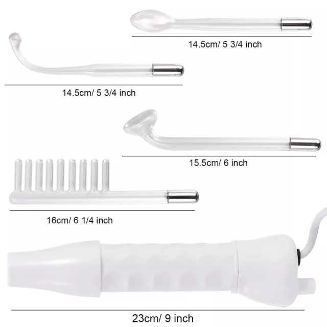 Violet Ray wand E-STIM electro massage electric shock machine 4 Wands BRAND NEW