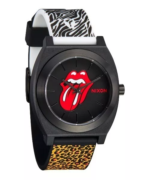 Wrist Watch NIXON Rolling Stones Time Teller OPP Recycled plastic Collaboration