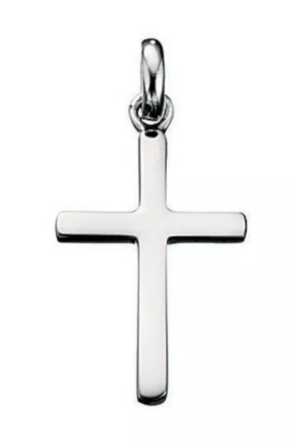 925 Sterling Silver Cross Pendant Necklace Design 8 (Chain Included)