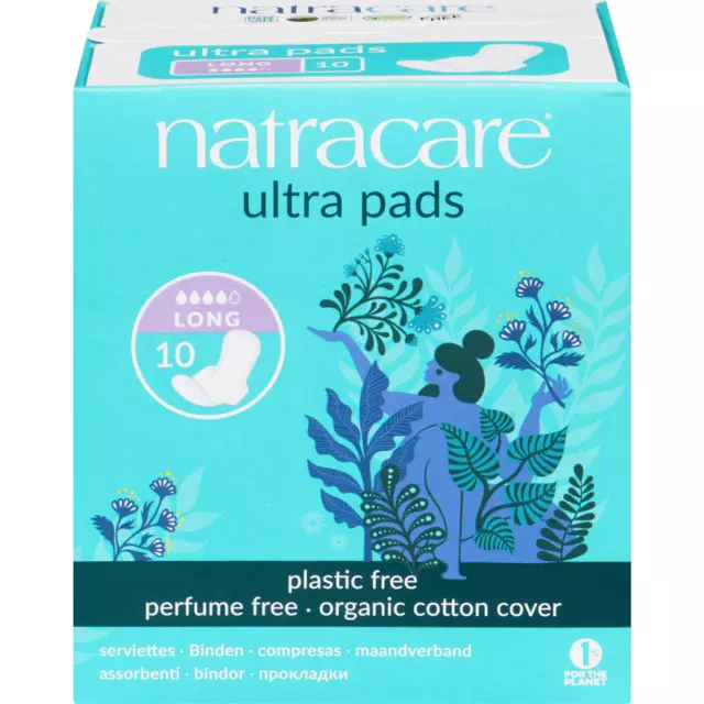 2-Pack Natracare Natural Ultra Pads, Long