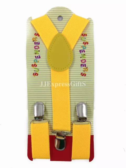 New Suspender + Bow Tie Matching Colors Sets for Boys Girls Kids Child Toddler 3