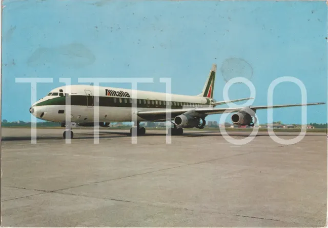 Milano - Linate - Aeroporto Forlanini - Dc 8 Alitalia 1974