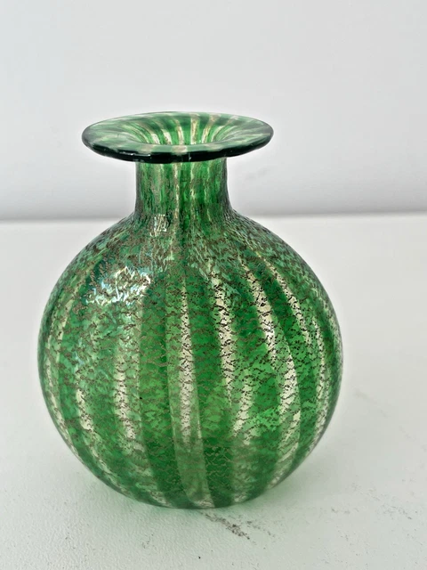 ANCIENNE GRANDE BOUTEILLE en verre romain antique alabastron verre