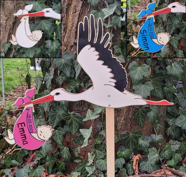 59+ Storch Holz Zur Geburt Für Vorgarten Muster, Wenns bisschen