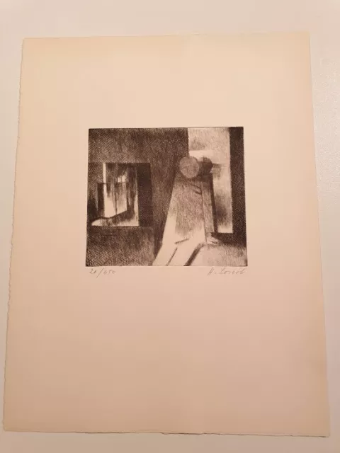 HERIBERT LOSERT - Elegie - Puntasecca Originale Numerata Firmata 20/650