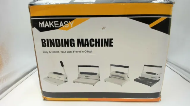 MAKEASY Coil Spiral Binding Machine - Manual Hole Punch
