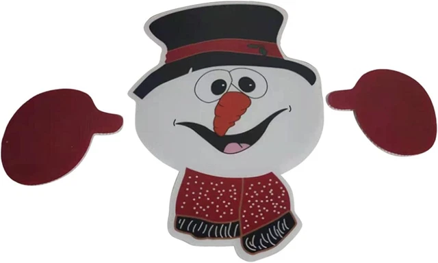 Art Cute Funny Garden Supplies Christmas Decoration Fence Peeker Xmas Signs A1