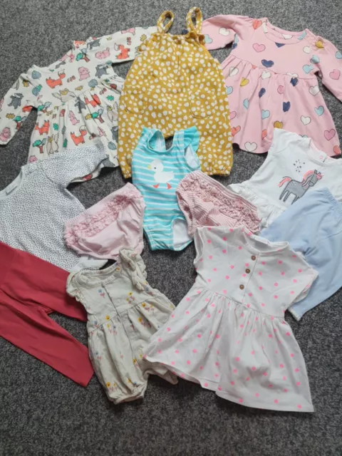 Pacchetto set abiti bambina Next M&S neonato & 0-3 mesi