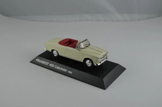 Miniature peugeot 403 cabriolet NEUVE 1 /43 - Collection