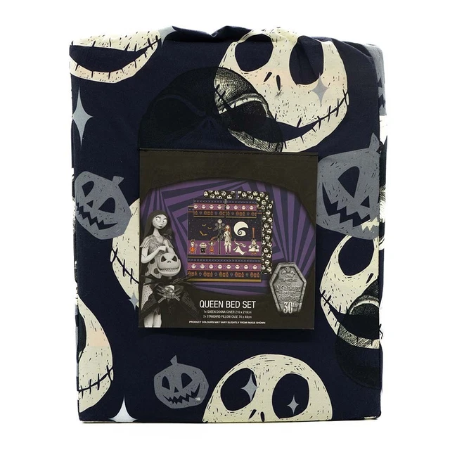  THE NIGHTMARE Before Christmas Quilt Cover Set Queen Size