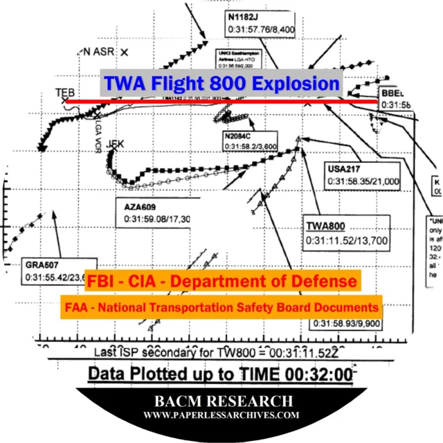 TWA Flight 800 Explosion FBI CIA Defense Department NTSB Documents