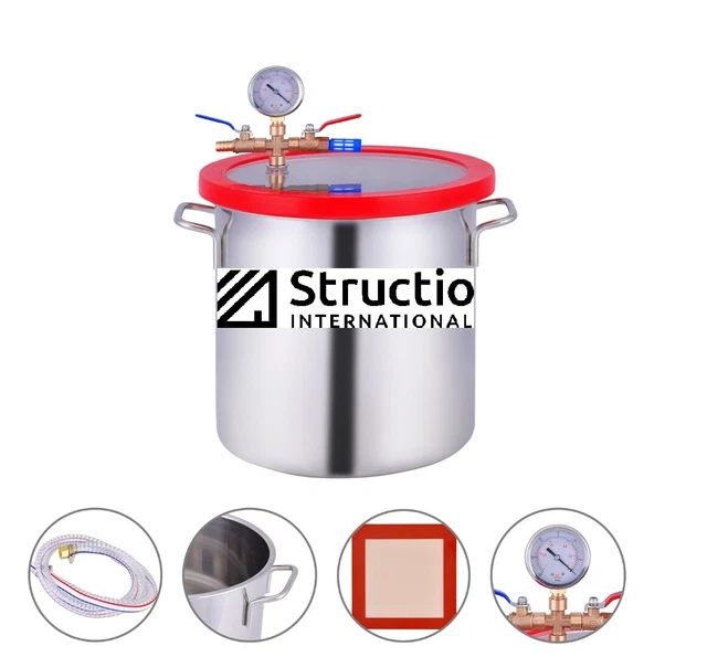 Camera sottovuoto trappola per resina 12 litri contenitore sottovuoto camera sottovuoto caldaia sottovuoto Camera sottovuoto trappola per resina 12 litri contenitore sottovuoto camera sottovuoto caldaia sottovuoto