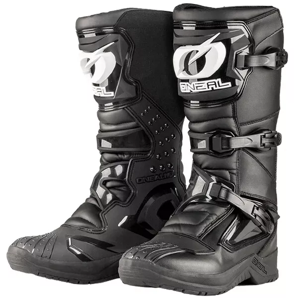 Oneal RSX Erwachsene Motocross MX Offroad Rennstiefel schwarz Größe UK 9,5