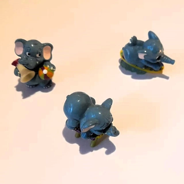 Kinder Ferrero Surprise Serie Elefanti Elefantao Lotto 3 Pz Vintage