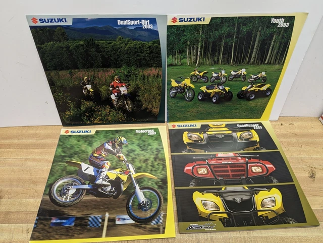 2003 Suzuki Motorcycles & ATV Dealer Brochures