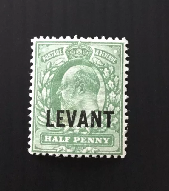 British Levant 1905-12 SGL1a yellowish Green, Mounted Mint Example