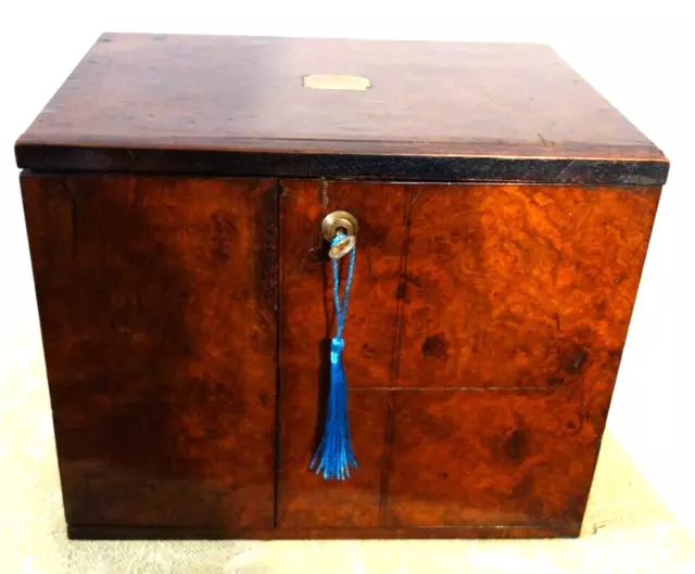 Early 19th Century Burr Walnut Humidor Box -Cormack Bros London 2