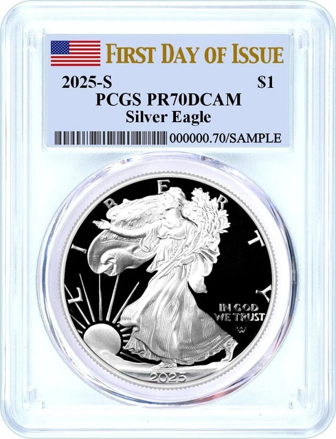 2025-P Proof $1 American Silver Eagle – Marine Corps Privy – NGC PF69UC Brown Label – 1 Oz .999