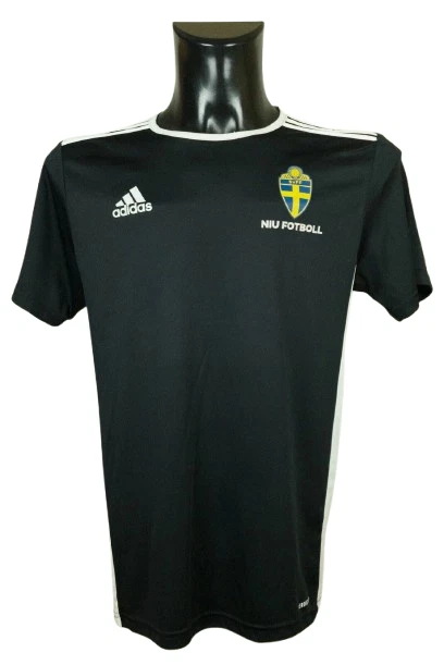 MAILLOT DE football d'entraînement Suède adidas taille M homme très bon... EUR 20,15 - FR