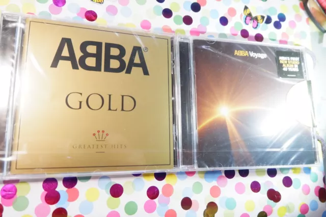 UK #1 ABBA Voyage AND Gold New 2xCD Best of Freepost Mamma Mia Dancing Queen