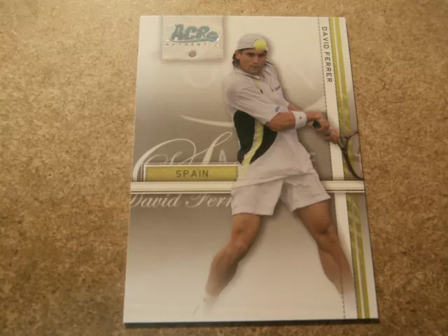 David Ferrer, 2007 Ace Authentic Tennis Rookie Card, Mint Condition (Jt29)