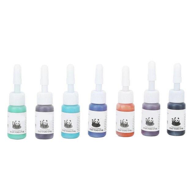 54 pz kit inchiostro tatuaggio set fornitura pigmenti facilmente brillante colore vivace colore conico Bo GF0