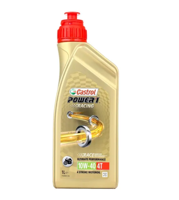 CASTROL Power 1 Racing 4T Aceite de motor 10W-40 Aceite para motor 1L 14E94A