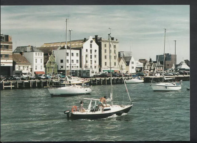 Dorset Yachting Postcard - Sailing at The Quay, Poole RT2328