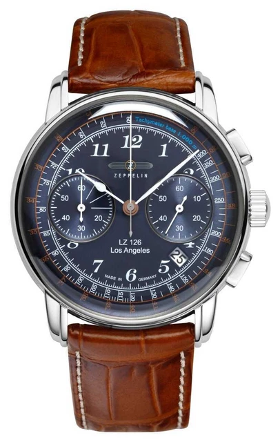 Zeppelin | Lz126 | Los Angeles | Cronografo Blu | 7614-3 Orologi PVC €340.00