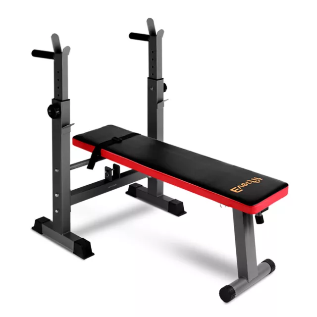 Multi-Station Weight Bench Press Fitness Training Weights Equipment Incline Red