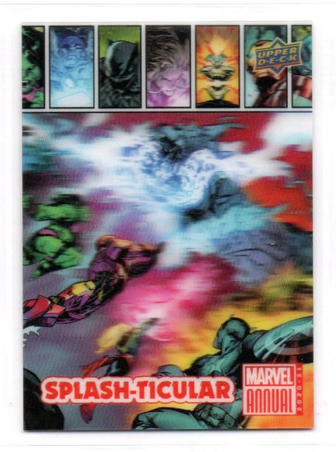 Marvel Annual 2020-21 (UD 2022) SPLASH-TICULAR Insert S5 EMPYRE #0: AVENGERS