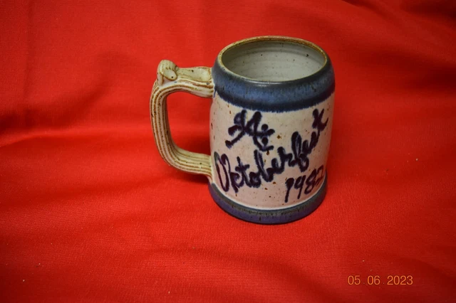 Oktoberfest Dayton Art Institute Stein Mug 1982 DAI Pottery Healy