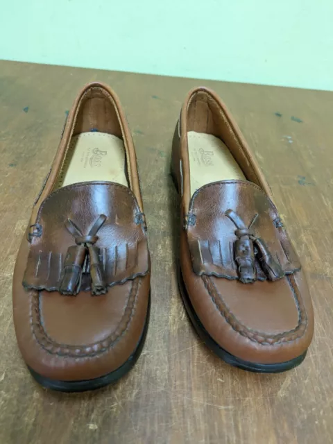 GH BASS WEEJUNS Jackie Tassel Loafers Flats Women's Size 8 Brown $36.00 ...