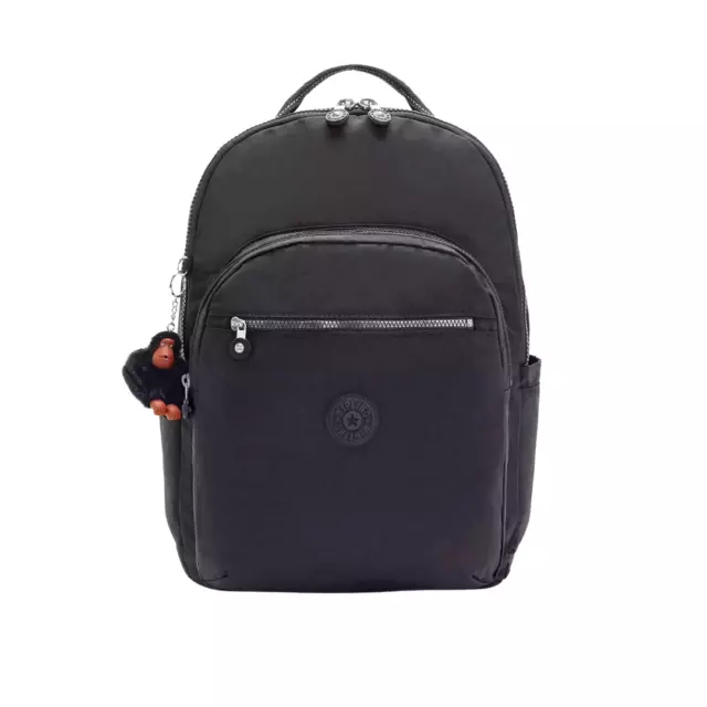 Kipling Seoul Extra Large Laptop Bag Black Tonal - NEW