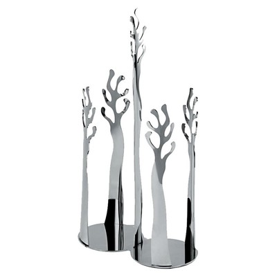 Alessi Alessi Mediterraneo ESI19 Portabicchieri a Due Scomparti in Acciaio Inox,... 
