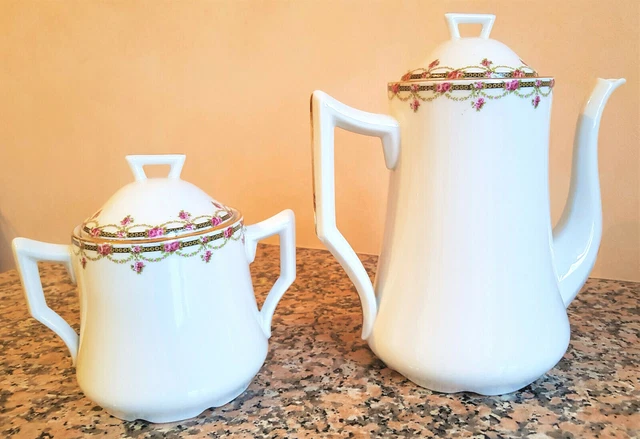 ANCIENNE PETITE CAFETIERE Porcelaine De Limoges Haviland EUR 60,00