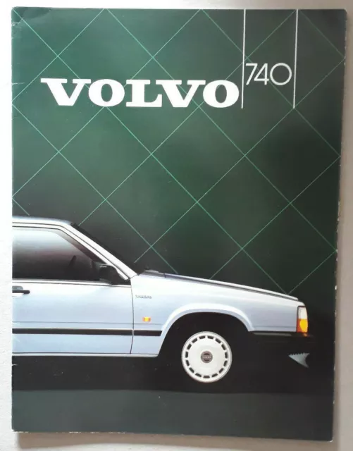 Volvo 740 Saloons Brochure 1985 - GL  GLE  GLT