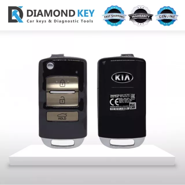 Genuine Kia Cadenza 2016-2018 Remote Head Flip Key 3Buttons 433Mhz - 95430-F6100