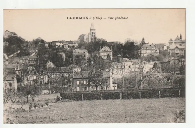 CLERMONT - Oise - CPA 60 - vue generale