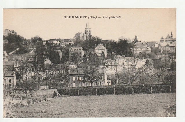 CLERMONT - Oise - CPA 60 - vue generale