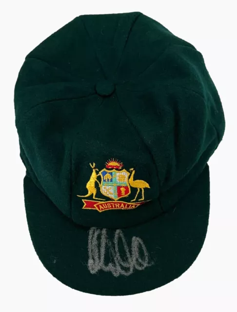 Steve Smith Hand Signed Australia Baggy Green Cricket Cap Ashes Autograph 2