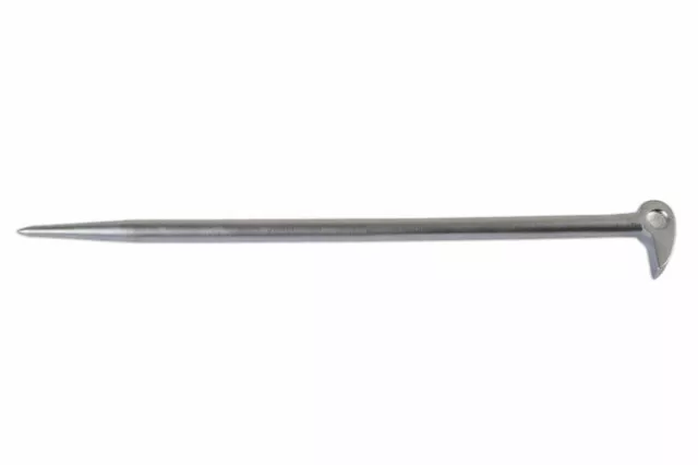 Crowbar Prybar Sharp Profile Heel Fine Point  Toe Pry Bar 400mm