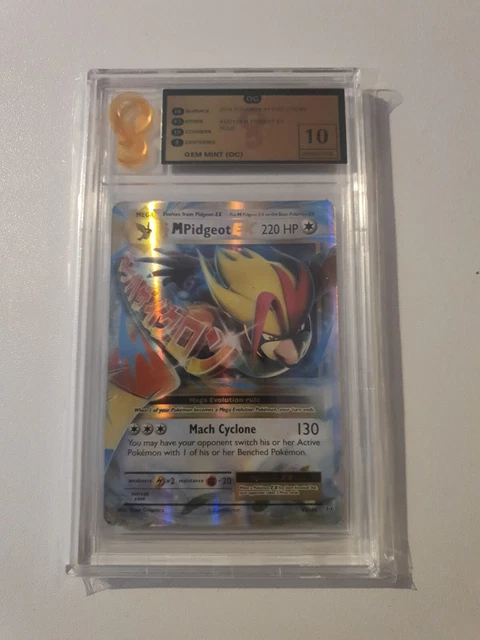 M Pidgeot EX - XY Evolutions 65/108 - Half-Art seltene Pokémon-Karte bewertet 10 oc