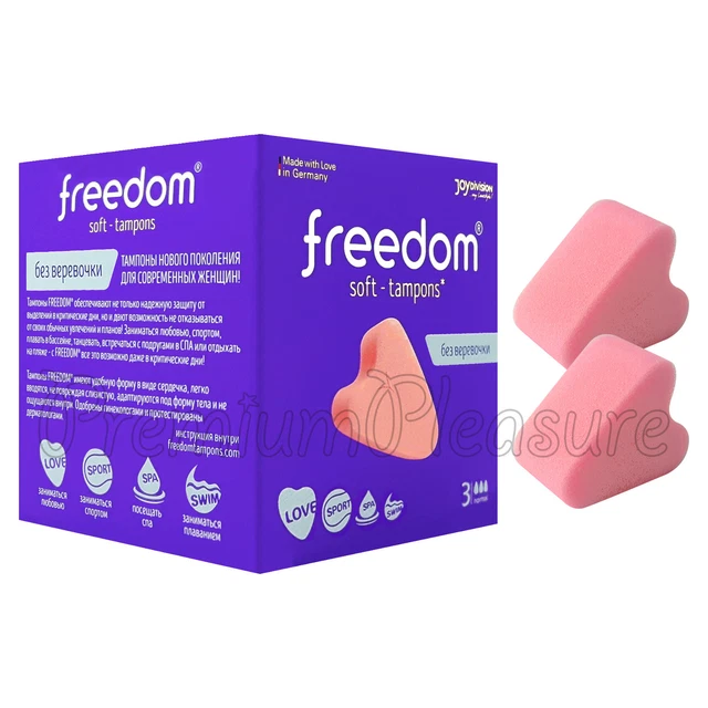 3X Libertad Suave Tampones Normal Talla Rosa Esponja Ejotes para Sexo Nado Spa