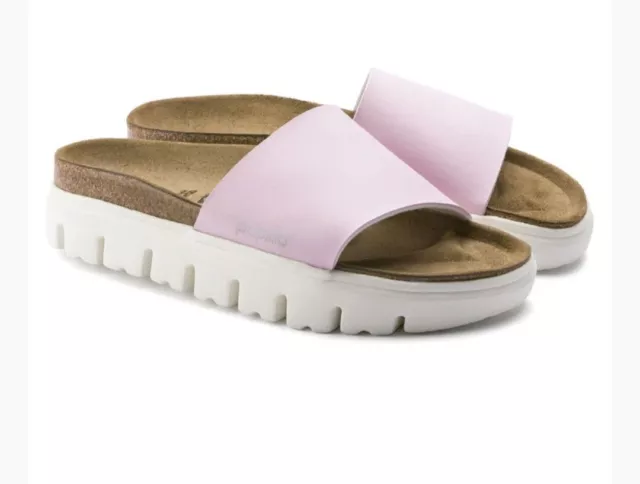 BIRKENSTOCK PAPILLIO CHUNKY Cora Sandals In Pink Size 8 EU42 Narrow Fit 60.00 PicClick UK