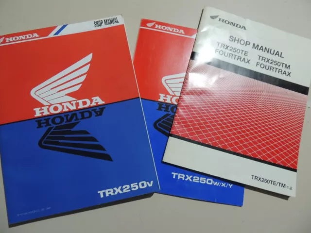 Werkstatthandbuch shop service manual Honda TRX250 1997-2002 (Englisch)